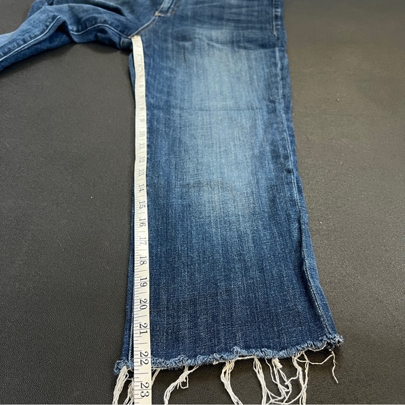 Lucky Brand Jeans Denim Crop Handcrafted Sweet Straight Leg Faded Comfy EUC 14 - Picture 7 of 9